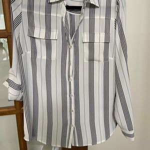 Long sleeve button down blouse